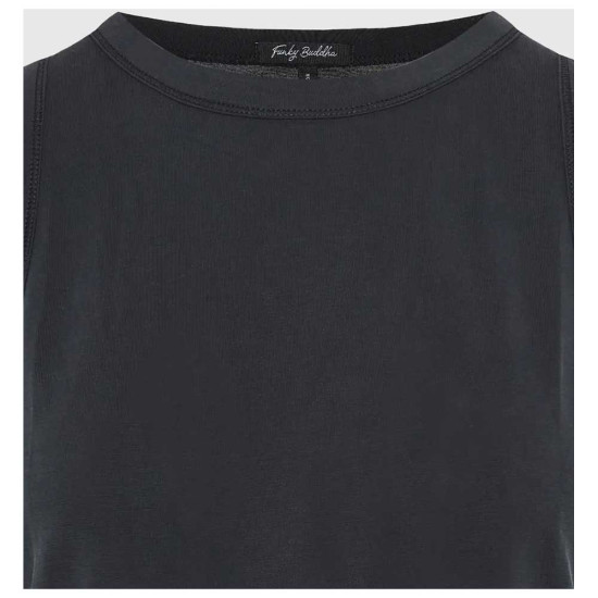 Funky Buddha Γυναικεία αμάνικη μπλούζα